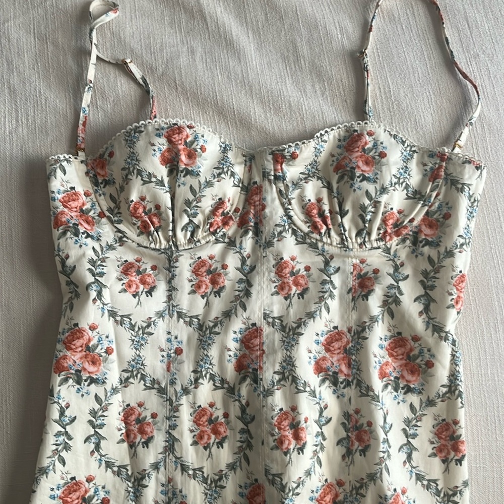 WeWoreWhat Corset Floral Top